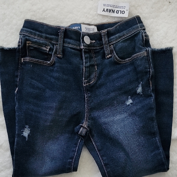 Old Navy Kids Dark Blue Jeans Skinny Size 4T NWT - Picture 8 of 8